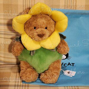 Jellycat London Authentic Bartholomew Bear Daffodil Outfit Plush w/Dust Bag NEW